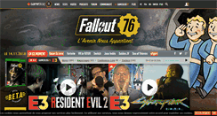 Desktop Screenshot of gameblog.fr